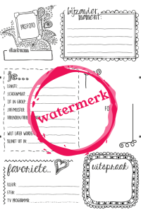 Printable vriendenboek